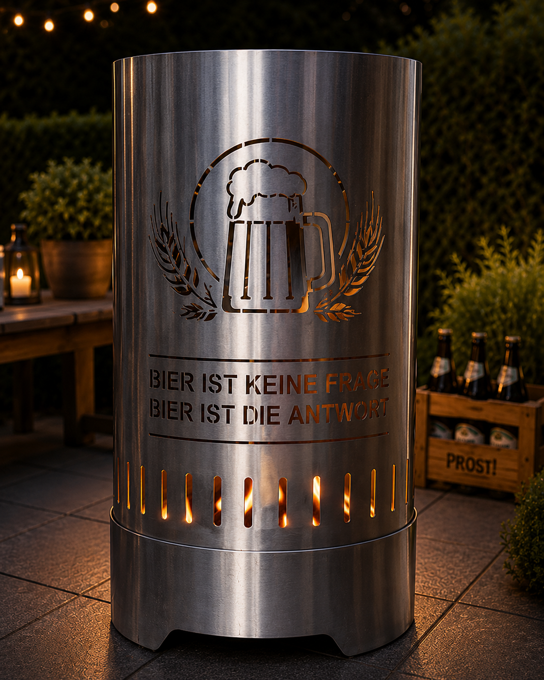 Feuertonne Bierliebhaber